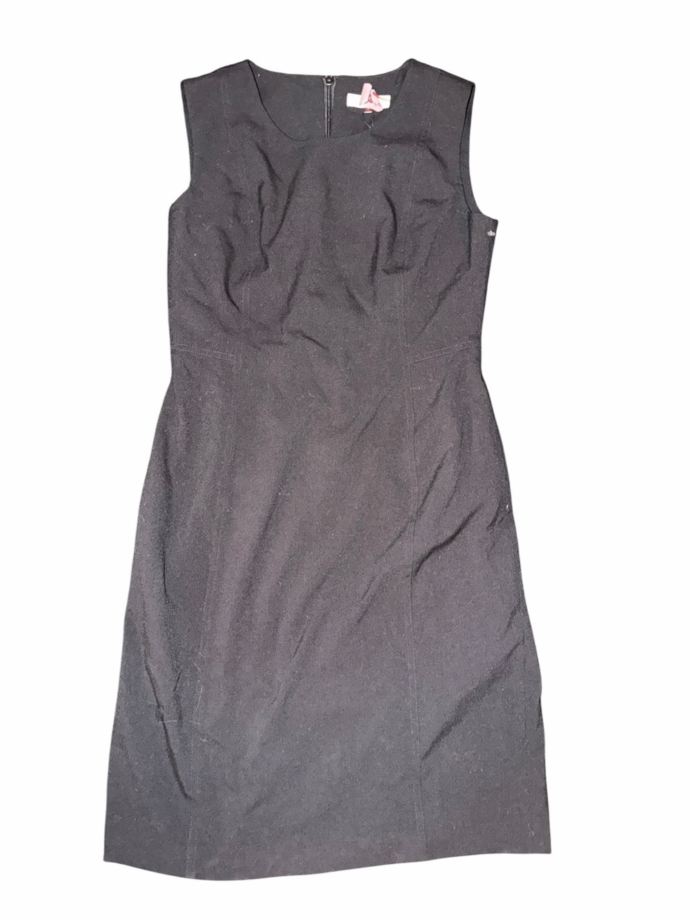 Calvin Klein Classic Black Sleeveless Sheath Dress